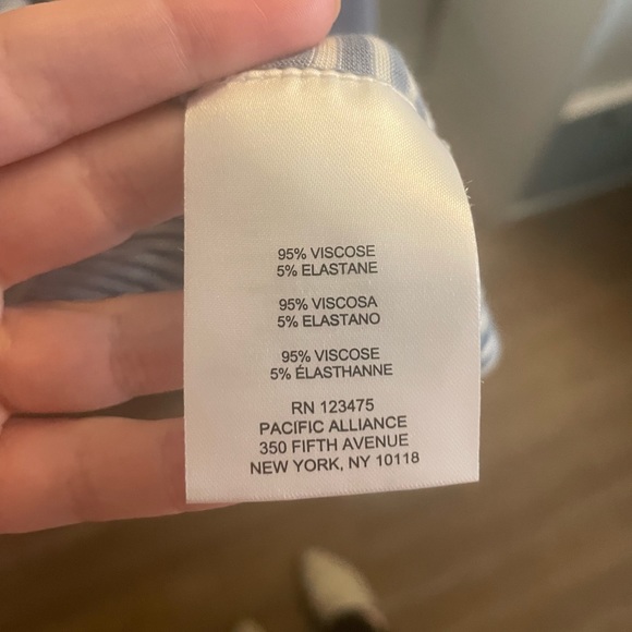 Blue & White Striped Shirt - Picture 4 of 4